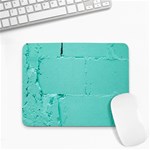 Teal Brick Texture Small Mousepad Front