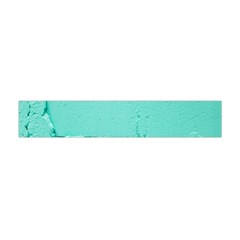 Teal Brick Texture Premium Plush Fleece Scarf (mini) by artworkshop