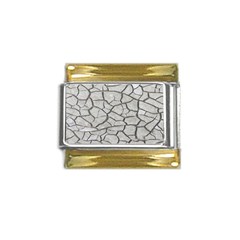 Texture Pattern Tile Gold Trim Italian Charm (9mm)