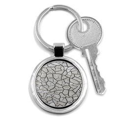 Texture Pattern Tile Key Chain (Round)