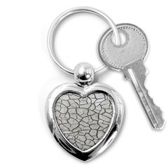 Texture Pattern Tile Key Chain (Heart)