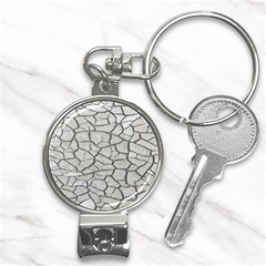 Texture Pattern Tile Nail Clippers Key Chain