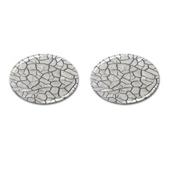 Texture Pattern Tile Cufflinks (Oval)