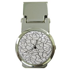 Texture Pattern Tile Money Clip Watches