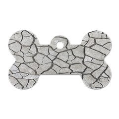 Texture Pattern Tile Dog Tag Bone (Two Sides)