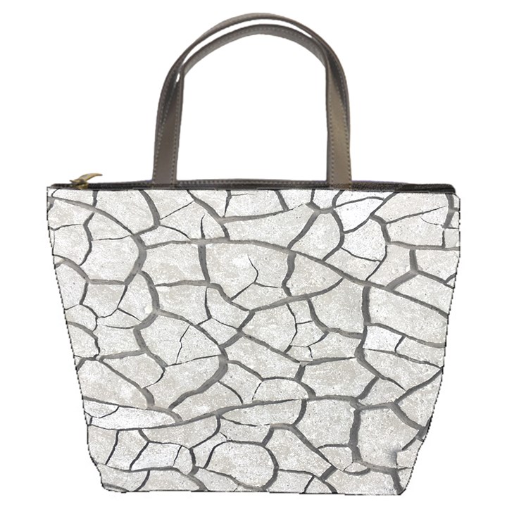 Texture Pattern Tile Bucket Bag