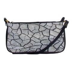 Texture Pattern Tile Shoulder Clutch Bag