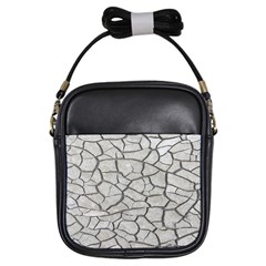 Texture Pattern Tile Girls Sling Bag