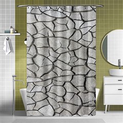 Texture Pattern Tile Shower Curtain 48  x 72  (Small) 