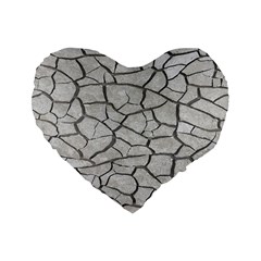 Texture Pattern Tile Standard 16  Premium Heart Shape Cushions