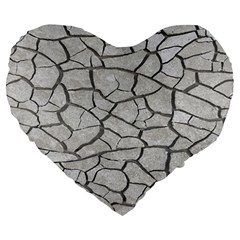 Texture Pattern Tile Large 19  Premium Heart Shape Cushions