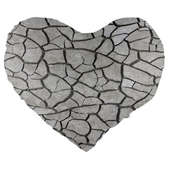 Texture Pattern Tile Large 19  Premium Flano Heart Shape Cushions