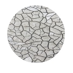 Texture Pattern Tile Mini Round Pill Box