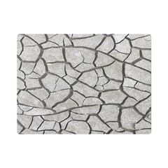 Texture Pattern Tile One Side Premium Plush Fleece Blanket (Mini)