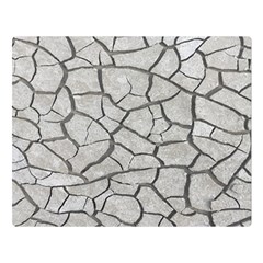 Texture Pattern Tile One Side Premium Plush Fleece Blanket (Large)