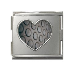 Texture Pattern Wallpaper Mega Link Heart Italian Charm (18mm) by artworkshop