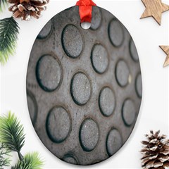 Texture Pattern Wallpaper Oval Ornament (two Sides) by artworkshop