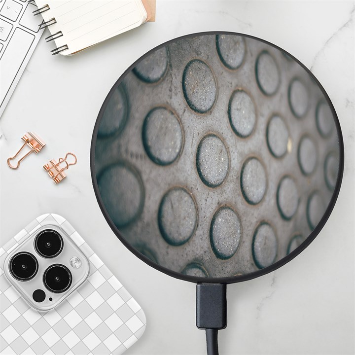 Texture Pattern Wallpaper Wireless Fast Charger(Black)