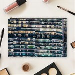 Texture Pattern Cosmetic Bag (Large) Front