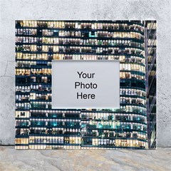 Texture Pattern White Wall Photo Frame 5  X 7  by artworkshop