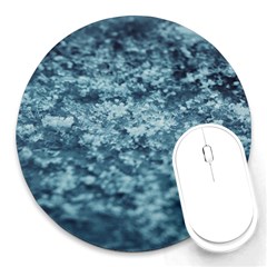 Texture Reef Pattern Round Mousepad by artworkshop