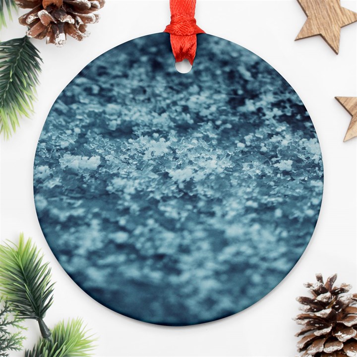 Texture Reef Pattern Ornament (Round)