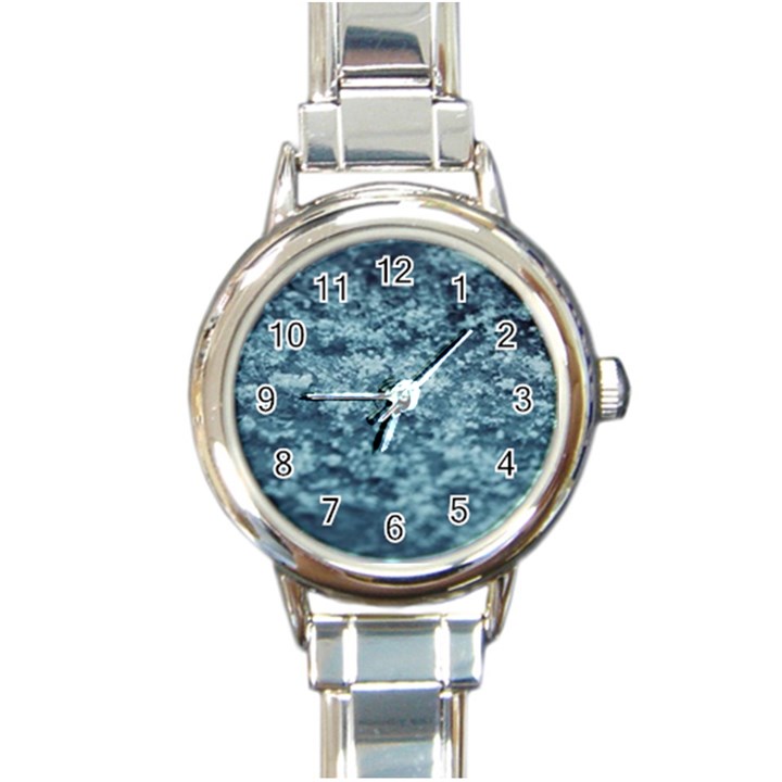 Texture Reef Pattern Round Italian Charm Watch