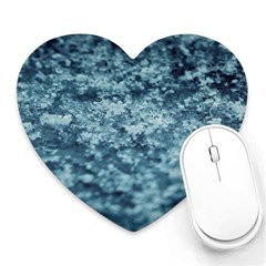 Texture Reef Pattern Heart Mousepad by artworkshop