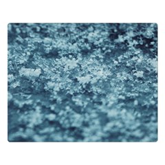 Texture Reef Pattern One Side Premium Plush Fleece Blanket (large)