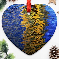 Texture Wallpaper Heart Ornament (two Sides) by artworkshop