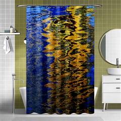 Texture Wallpaper Shower Curtain 48  X 72  (small)  by artworkshop