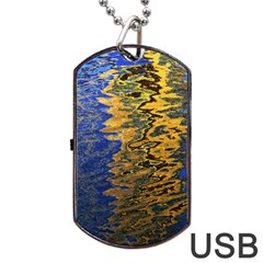 Texture Wallpaper Dog Tag Usb Flash (one Side) by artworkshop