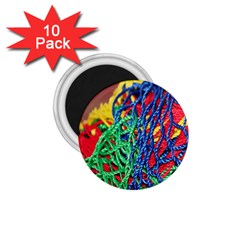 Thread Texture Pattern 1 75  Magnets (10 Pack)  by artworkshop