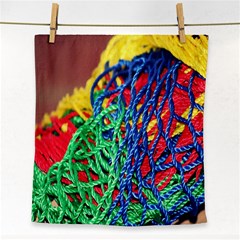 Thread Texture Pattern Face Towel by artworkshop