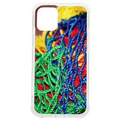 Thread Texture Pattern Iphone 12 Mini Tpu Uv Print Case	 by artworkshop