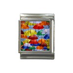 Umbrellas Colourful Italian Charm (13mm) Front