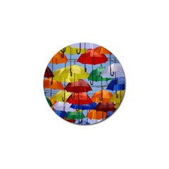 Umbrellas Colourful Golf Ball Marker (4 Pack) by artworkshop