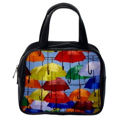 Umbrellas Colourful Classic Handbag (one Side) by artworkshop