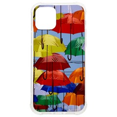 Umbrellas Colourful Iphone 12/12 Pro Tpu Uv Print Case by artworkshop