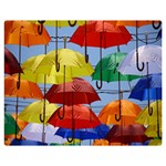 Umbrellas Colourful One Side Premium Plush Fleece Blanket (Medium) 60 x50  Blanket Front