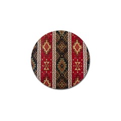 Uzbek Pattern In Temple Golf Ball Marker by artworkshop