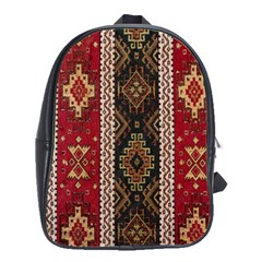 Uzbek Pattern In Temple School Bag (large) by artworkshop