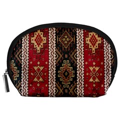 Uzbek Pattern In Temple Accessory Pouch (large) by artworkshop