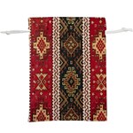 Uzbek Pattern In Temple Lightweight Drawstring Pouch (XL) Back