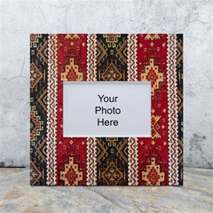 Uzbek Pattern In Temple White Box Photo Frame 4  X 6  by artworkshop