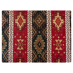 Uzbek Pattern In Temple One Side Premium Plush Fleece Blanket (extra Small) by artworkshop