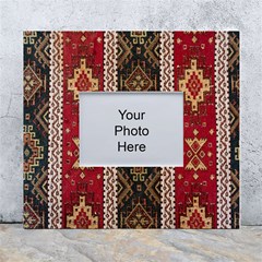 Uzbek Pattern In Temple White Wall Photo Frame 5  X 7  by artworkshop