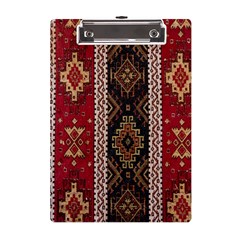 Uzbek Pattern In Temple A5 Acrylic Clipboard