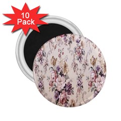 Vintage Floral Pattern 2.25  Magnets (10 pack) 