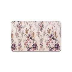 Vintage Floral Pattern Magnet (Name Card)